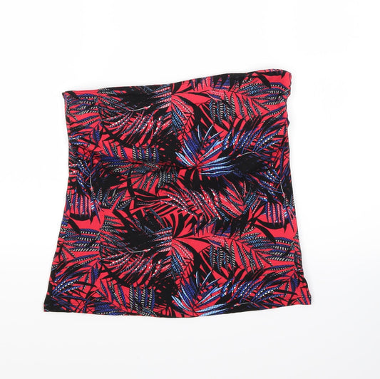 George Womens Multicoloured Floral  Cropped T-Shirt Size 12