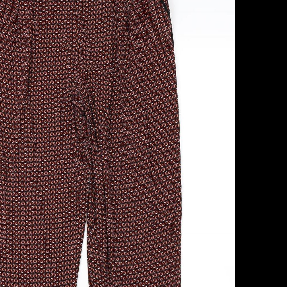 Womens UK Size 12 NEXT Regular Fit  Brown Trousers