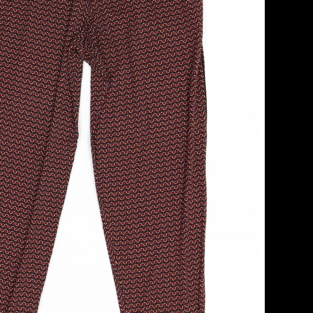 Womens UK Size 12 NEXT Regular Fit  Brown Trousers