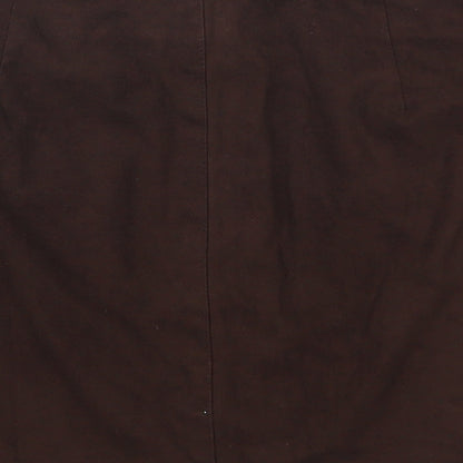 Bershka Womens Brown   Mini Skirt Size M