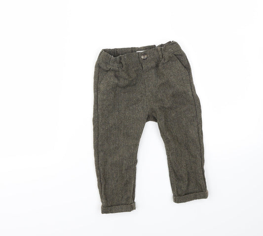 mamas & papas Baby Brown    Trousers Size 12-18 Months