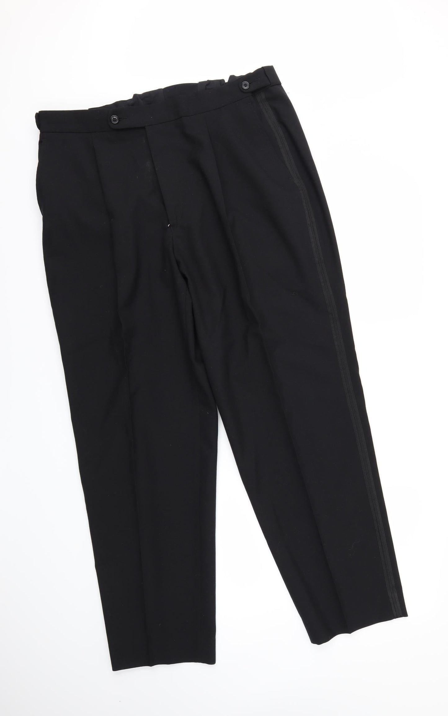 Preworn Mens Black   Dress Pants Trousers  L28 in