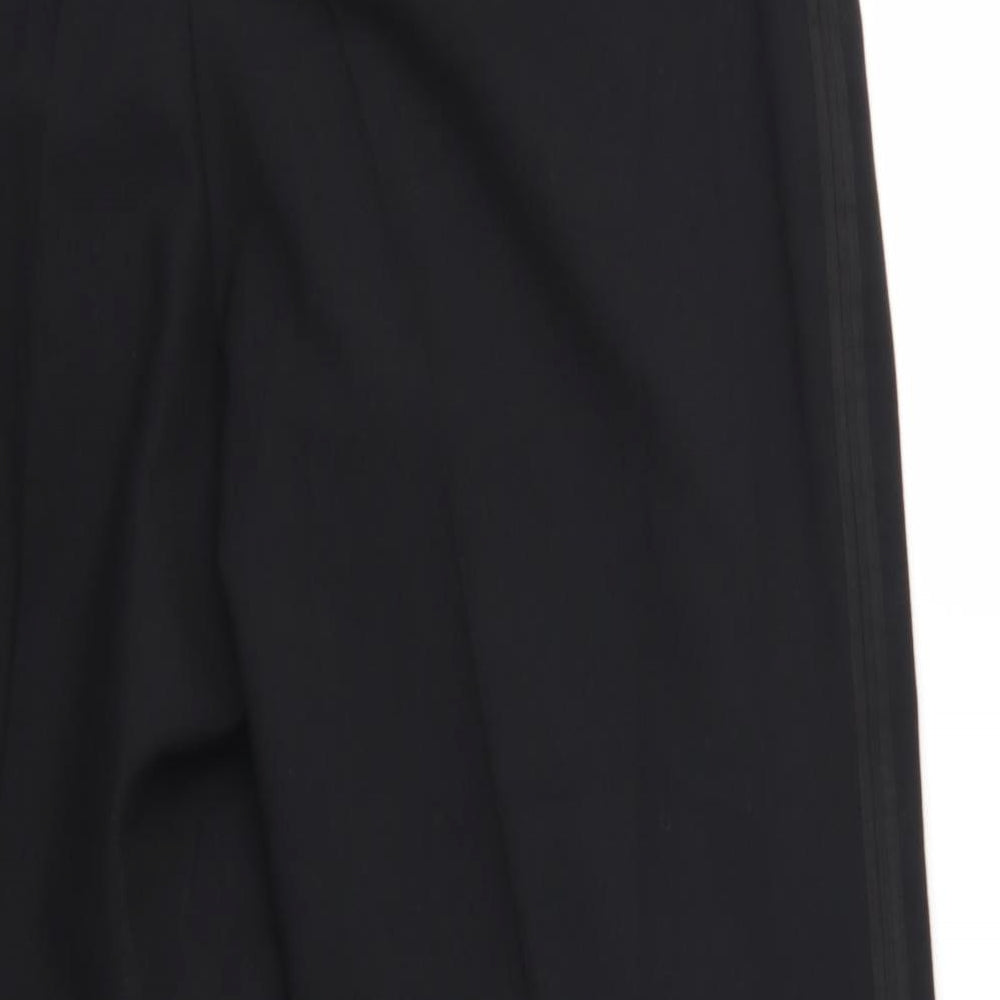 Preworn Mens Black   Dress Pants Trousers  L28 in