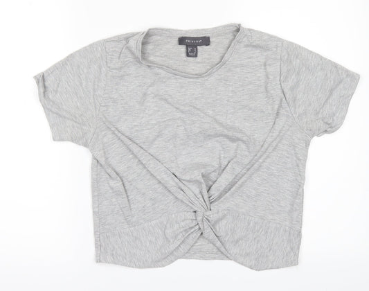Primark Womens Grey   Basic T-Shirt Size 10