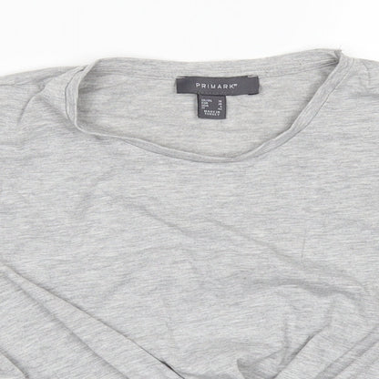 Primark Womens Grey   Basic T-Shirt Size 10