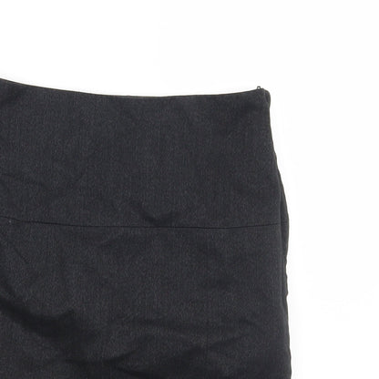 Atmosphere Womens Grey  Rayon A-Line Skirt Size 8