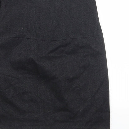 Atmosphere Womens Grey  Rayon A-Line Skirt Size 8