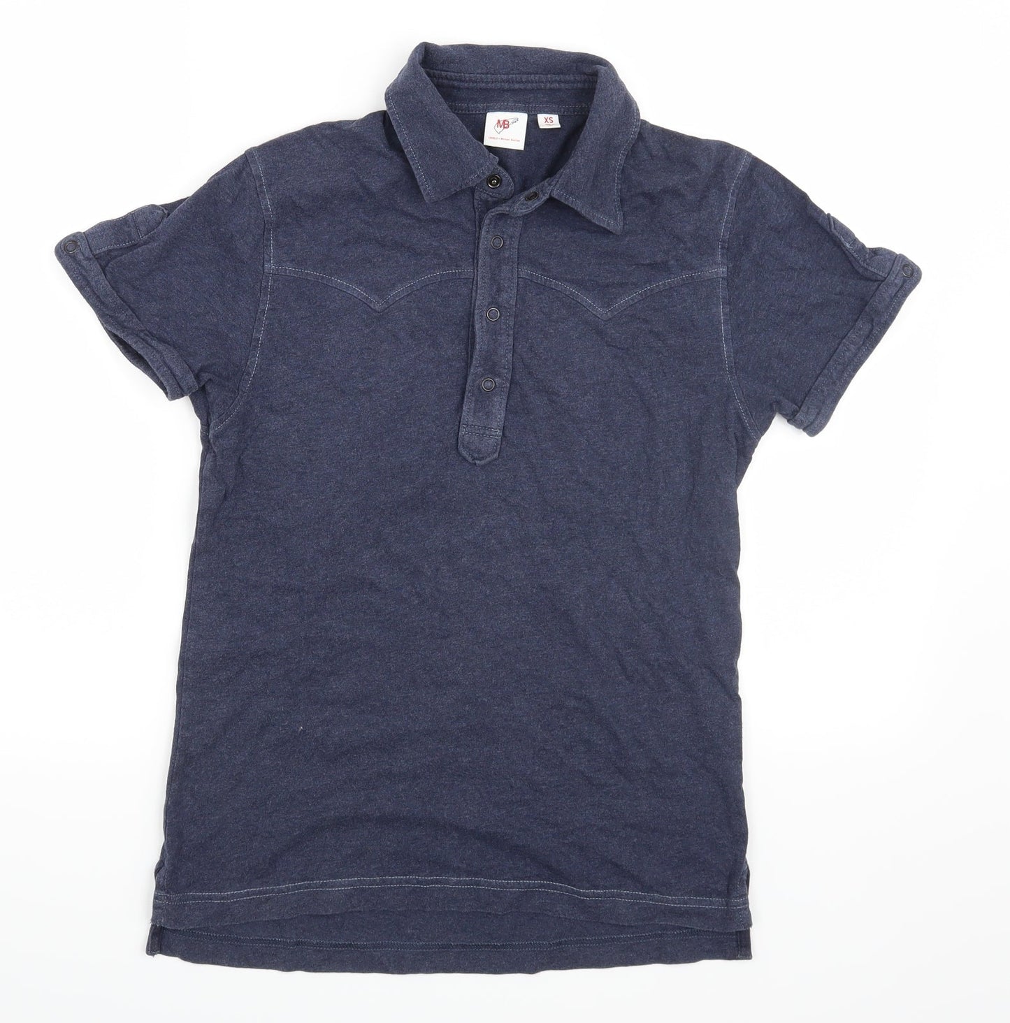 MICHAEL BASTIAN Mens Blue    Polo Size XS