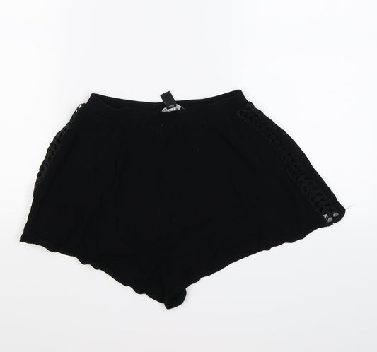 New Look Womens Black   Skimmer Shorts Size S