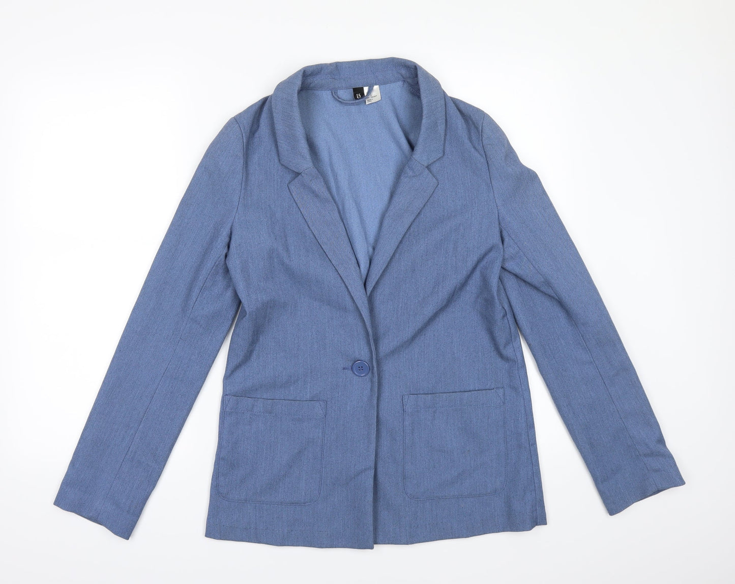 H&M Womens Blue   Jacket Suit Jacket Size 8