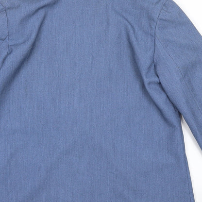 H&M Womens Blue   Jacket Suit Jacket Size 8