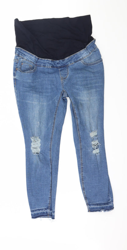 New Look Womens Blue  Denim Skinny Jeans Size 10 L25 in