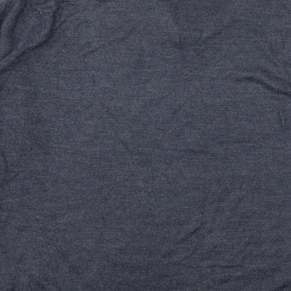 West Rock Mens Blue Argyle/Diamond Knit Pullover Jumper Size M