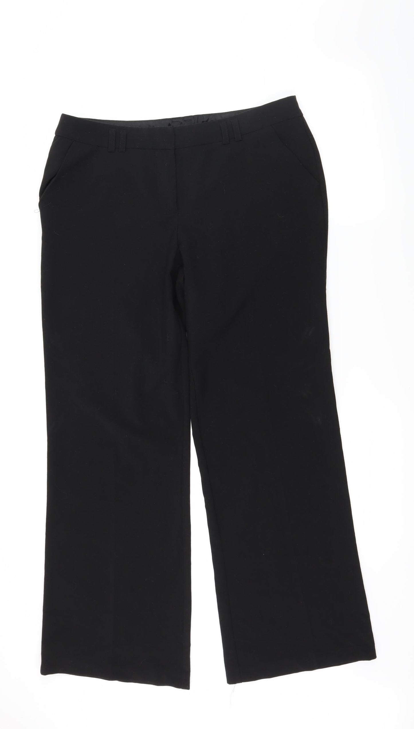 New Look Womens Black   Trousers  Size 12 L29 in