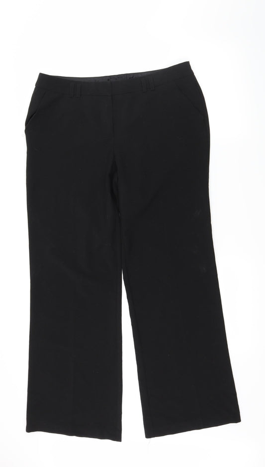 New Look Womens Black   Trousers  Size 12 L29 in