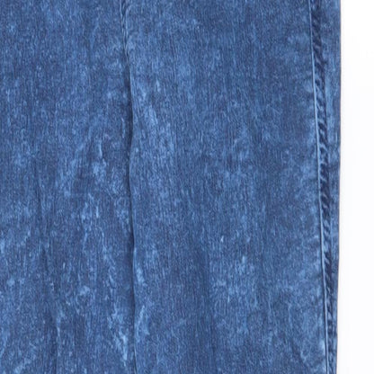 Topshop Womens Blue  Denim Skinny Jeans Size 10 L29 in
