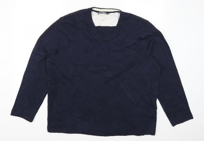 TU Mens Blue   Pullover Sweatshirt Size XL