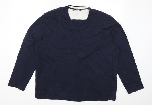 TU Mens Blue   Pullover Sweatshirt Size XL