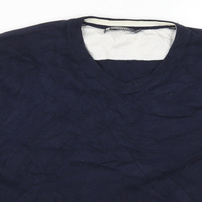 TU Mens Blue   Pullover Sweatshirt Size XL