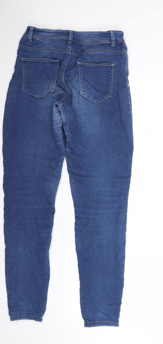 Denim & Co. Womens Blue   Straight Jeans Size 10 L29 in