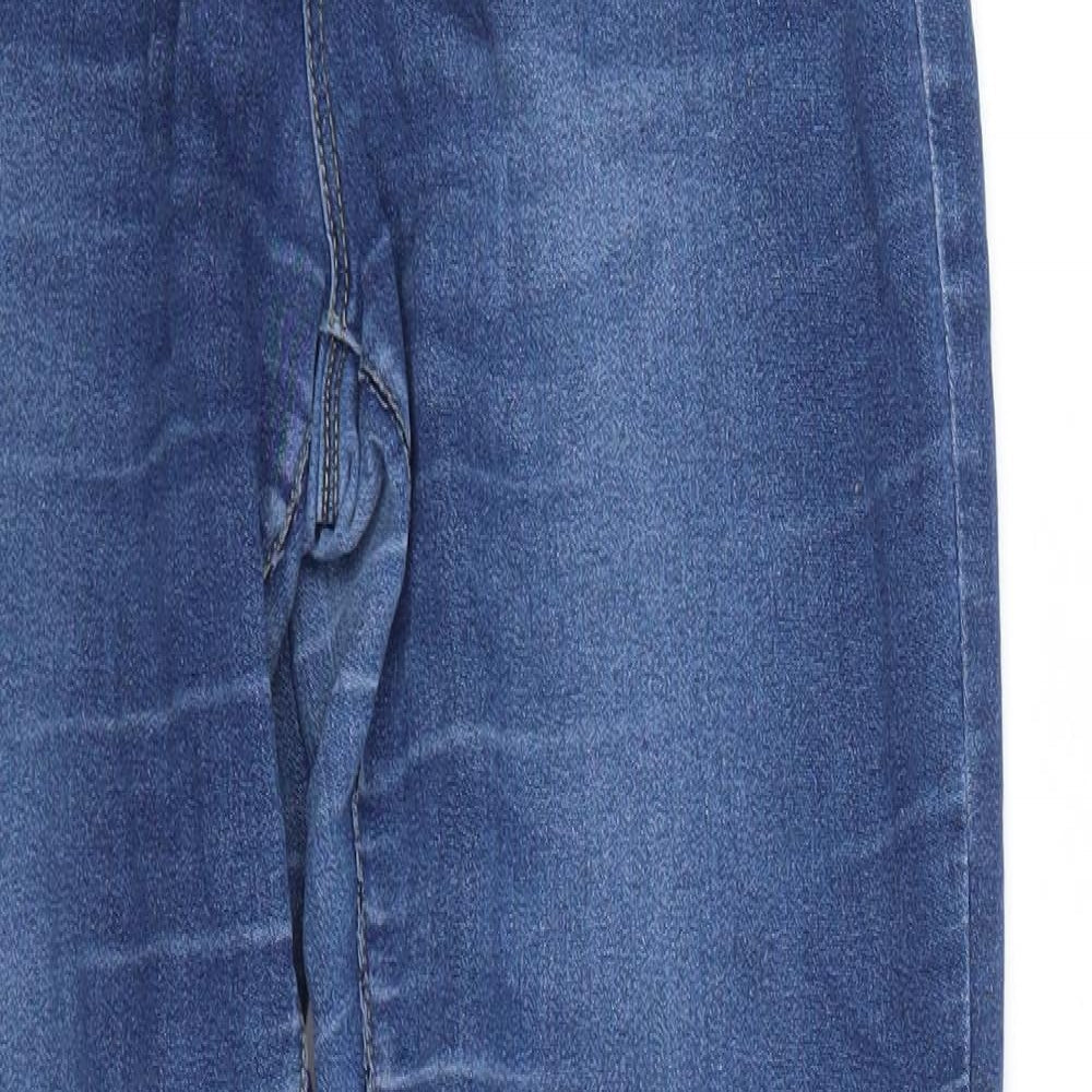 Denim & Co. Womens Blue   Straight Jeans Size 10 L29 in