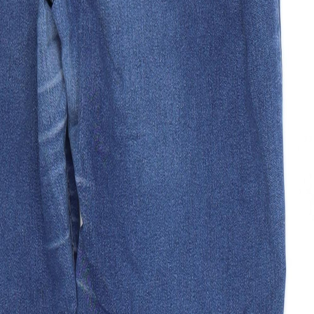 Denim & Co. Womens Blue   Straight Jeans Size 10 L29 in