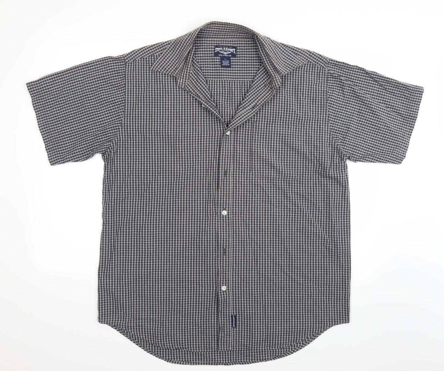 Steve and barrys Mens Grey    Button-Up Size L