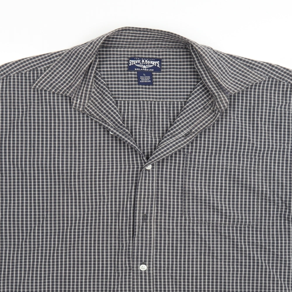 Steve and barrys Mens Grey    Button-Up Size L