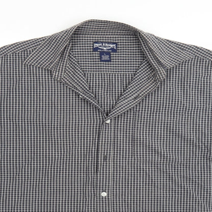 Steve and barrys Mens Grey    Button-Up Size L