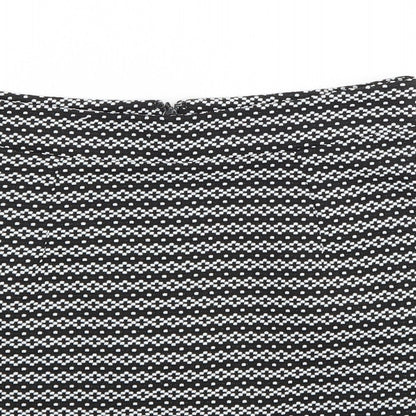 Miss Selfridge Womens Black   A-Line Skirt Size S