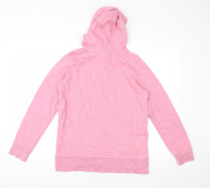 H&M Womens Pink  Jersey Pullover Hoodie Size S
