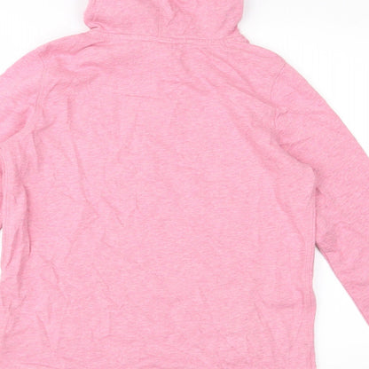 H&M Womens Pink  Jersey Pullover Hoodie Size S