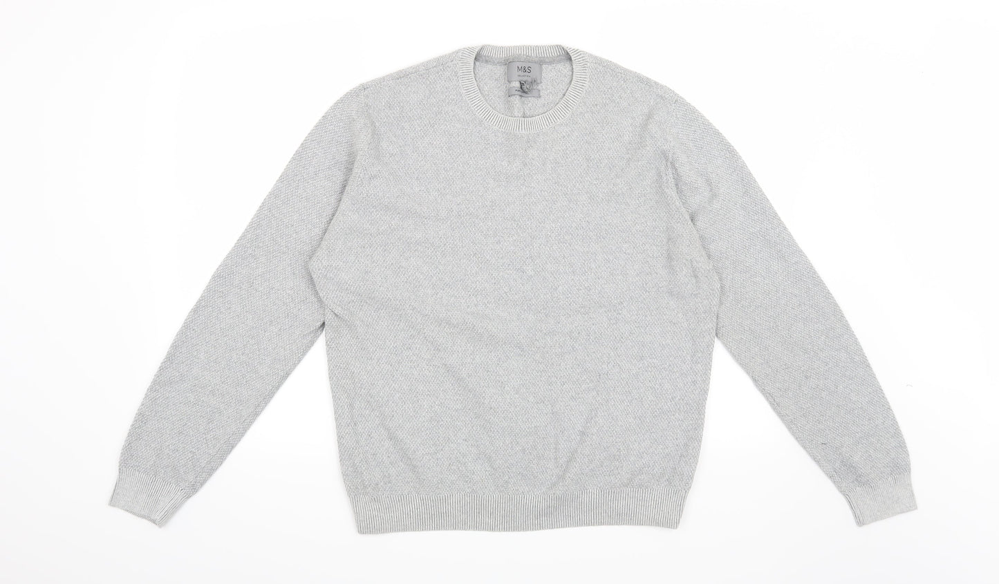 Marks and Spencer Mens Grey   Pullover Jumper Size M
