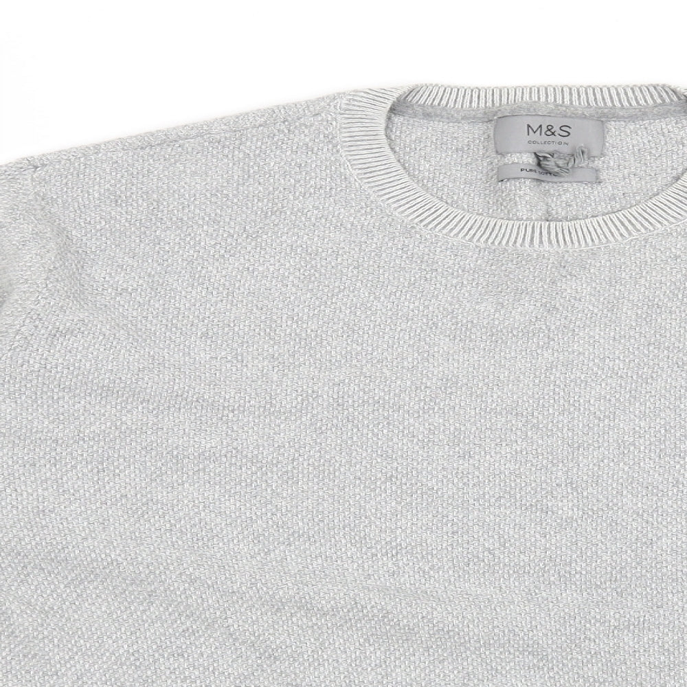 Marks and Spencer Mens Grey   Pullover Jumper Size M