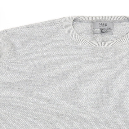 Marks and Spencer Mens Grey   Pullover Jumper Size M