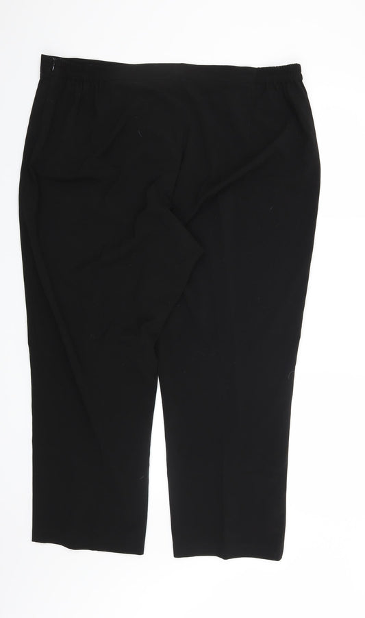 Bonmarché Womens Black   Trousers  Size 22 L27 in