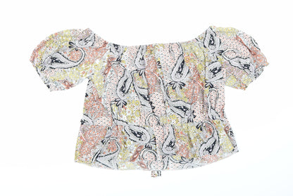 Primark Womens Multicoloured Paisley  Basic Blouse Size 14