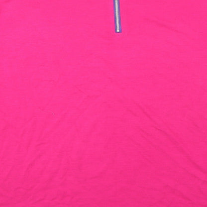 Being Casual Womens Pink   Basic T-Shirt Size 14