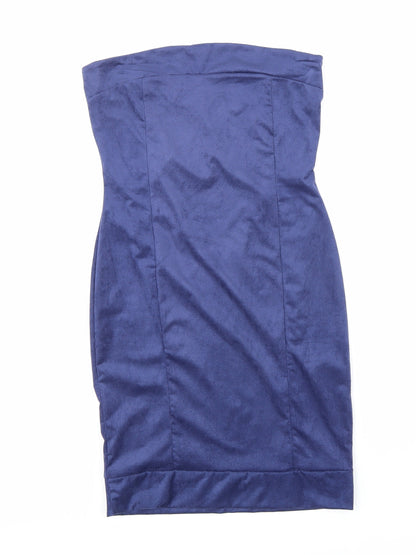 Missguided Womens Blue   Bodycon  Size 10