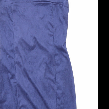 Missguided Womens Blue   Bodycon  Size 10