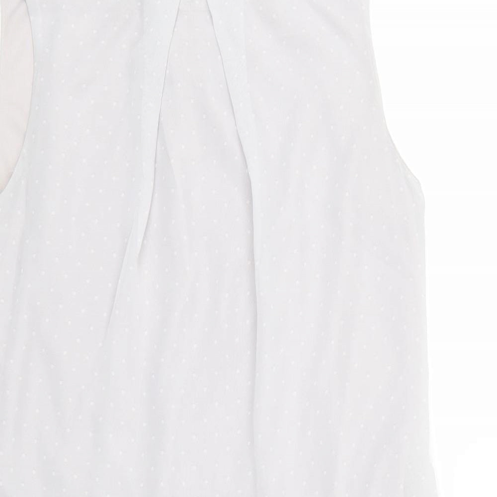 Atmosphere Womens Grey Polka Dot  A-Line  Size 12