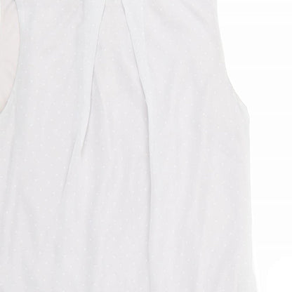 Atmosphere Womens Grey Polka Dot  A-Line  Size 12