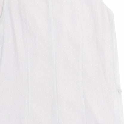 Atmosphere Womens Grey Polka Dot  A-Line  Size 12