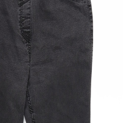 M&Co Womens Grey  Denim Skinny Jeans Size 14 L25 in