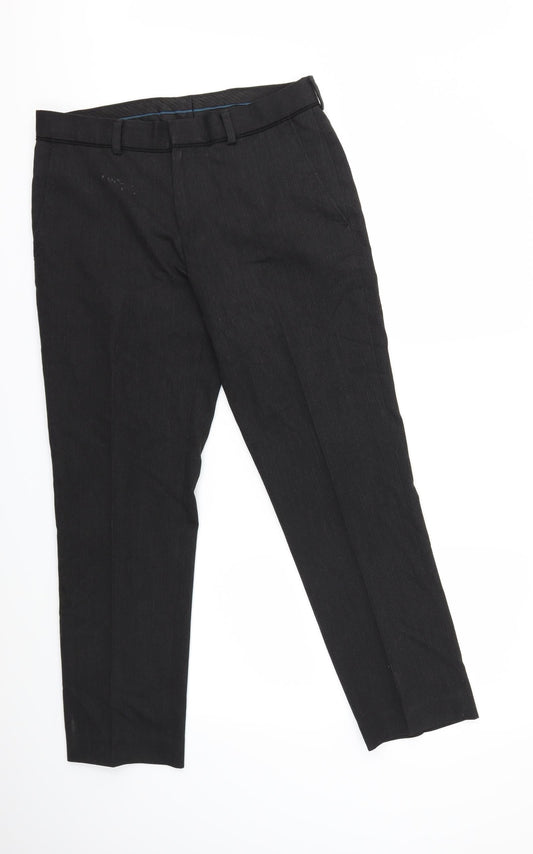 Preworn Mens Black   Trousers   L28 in