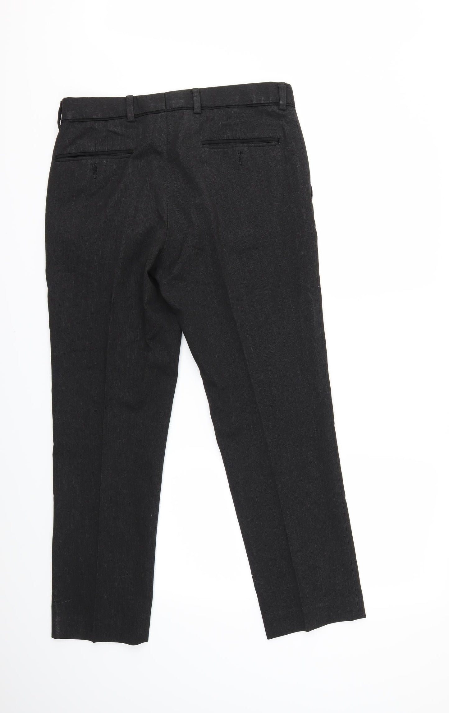 Preworn Mens Black   Trousers   L28 in