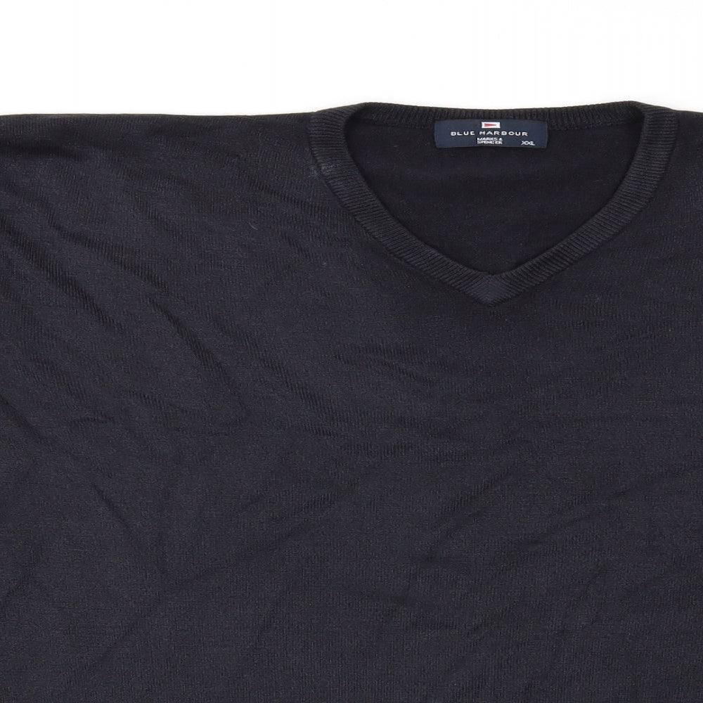 Blue Harbour Mens Beige  Knit Pullover Jumper Size 2XL