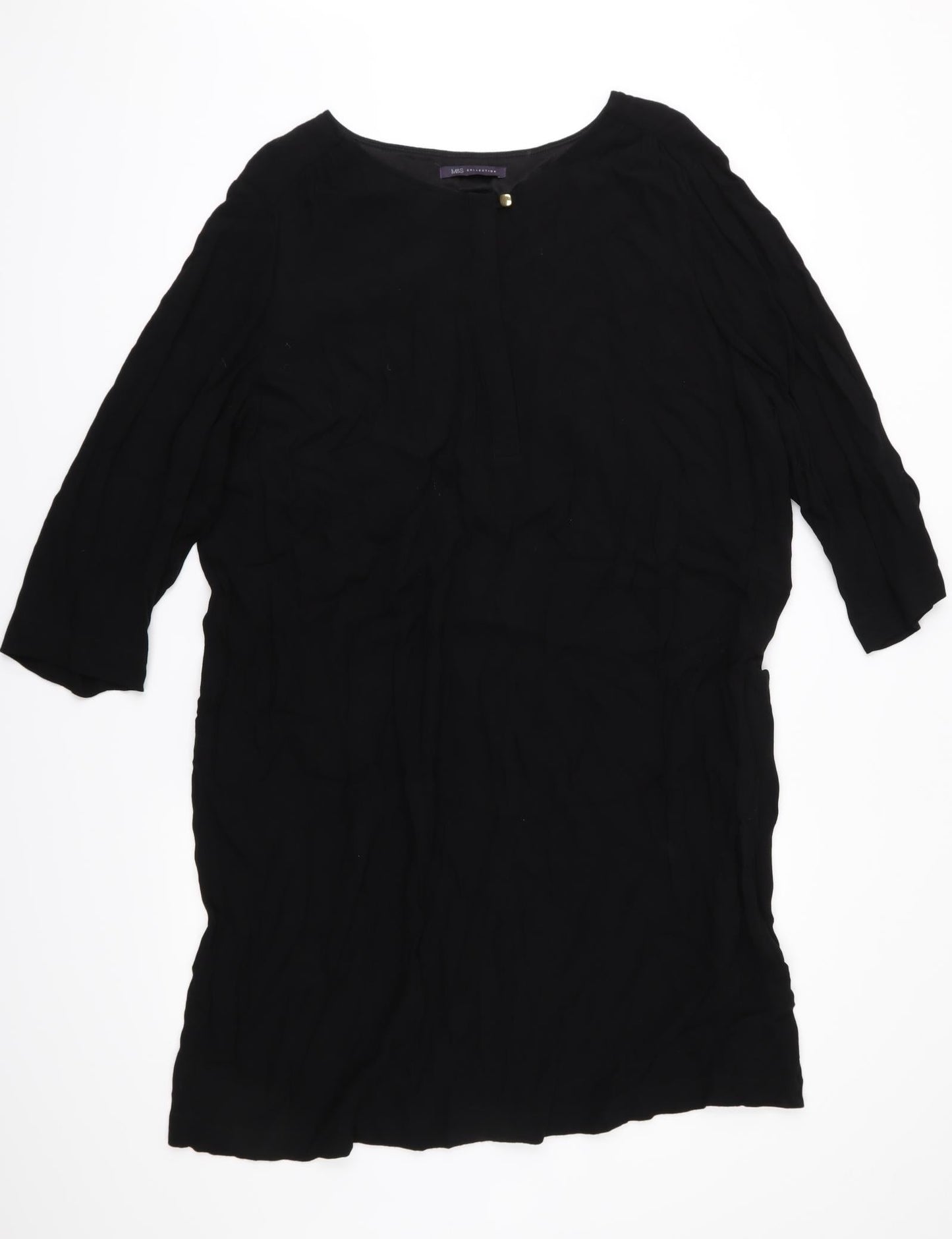 M&S Womens Black   A-Line