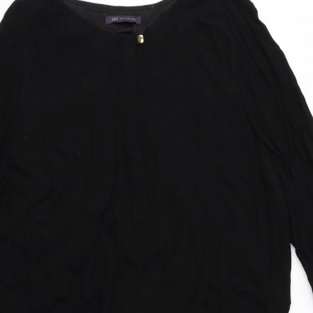 M&S Womens Black   A-Line