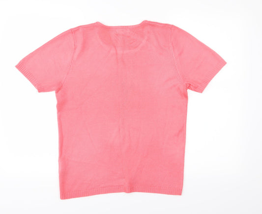 Papaya Womens Pink   Basic Polo Size 14